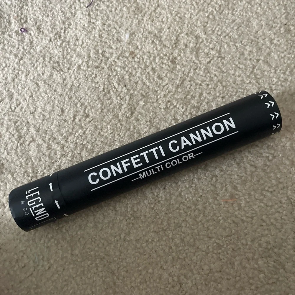 Confetti cannon popper